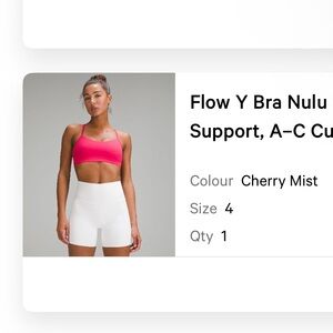 Flow Nulu Bra - color cherry mist
